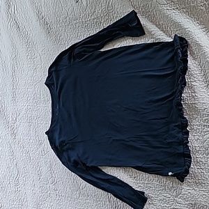 Girls Lilly Pulitzer long sleeve t shirt Navy size XL 12-14